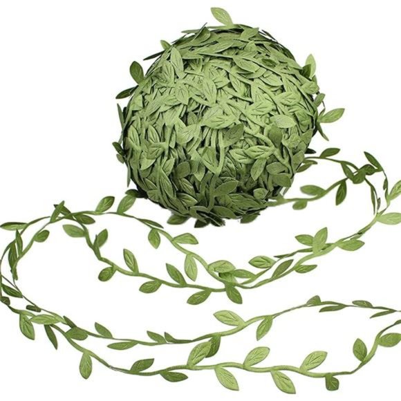 327 Ft Artificial Vines Fake Hanging Plants Leaves Ribbon Leaf Vine Trim Foliage - Picture 1 of 7